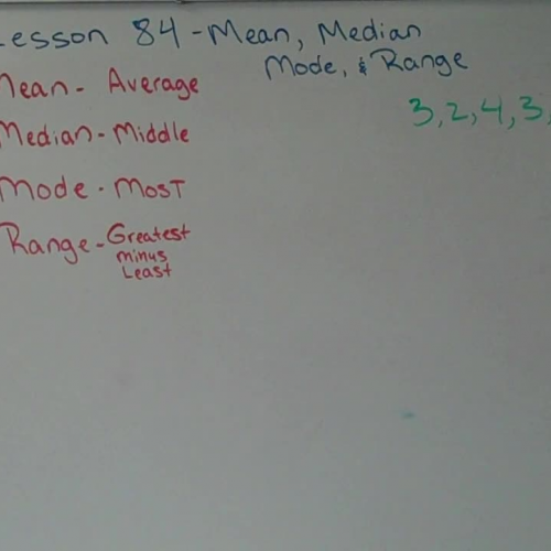 Mon. 3-2 Lesson 84