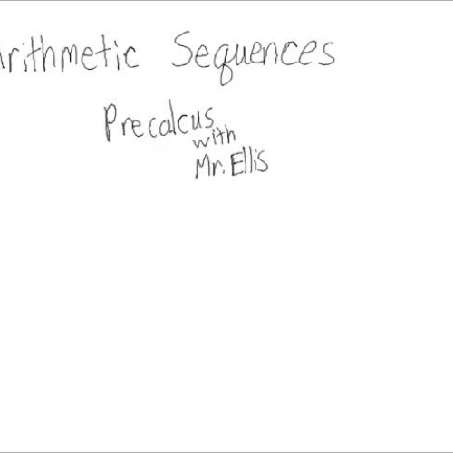 2 - Arithmetic Sequences