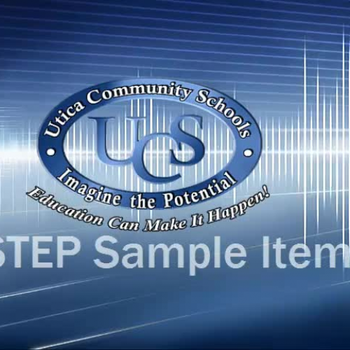 M-STEP Sample Item Sets