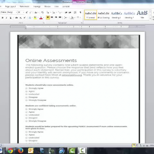 Online Assessments at Lockport High School