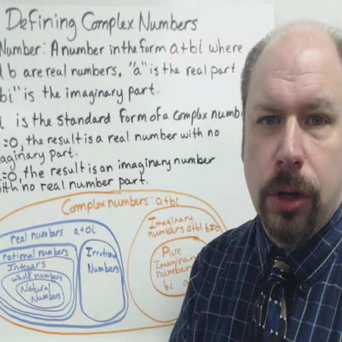Defining Complex Numbers