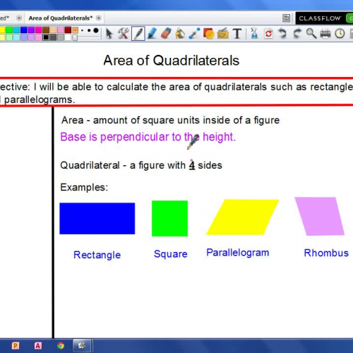 Area of Quadrilaterals