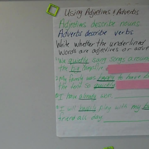Wed. 3-4 Adjectives and Adverbs