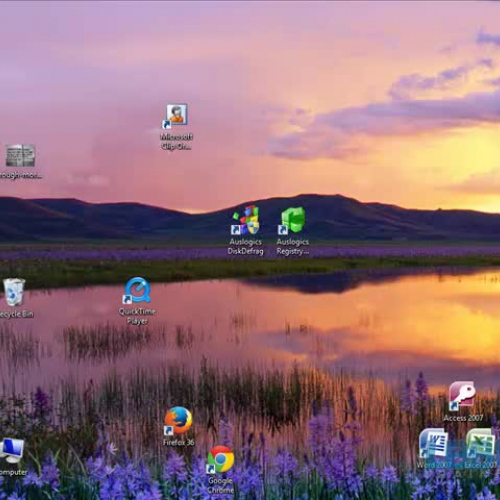 Creating a Folder on the Desktop in Windows 7
