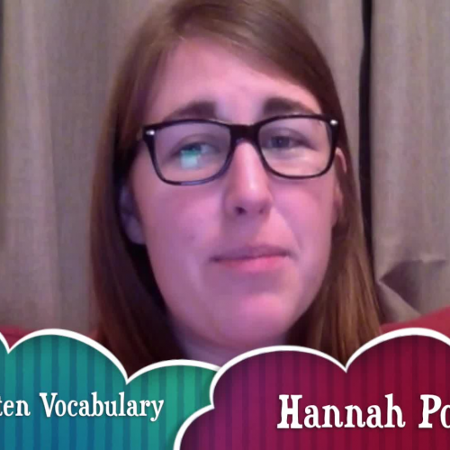 kindergarten vocabulary video