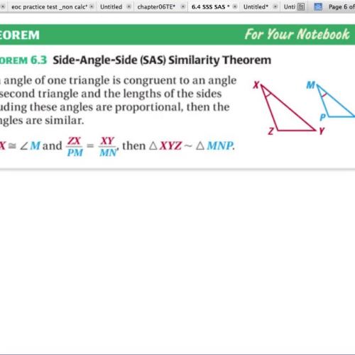 6.4 Part 2 SAS Similarity