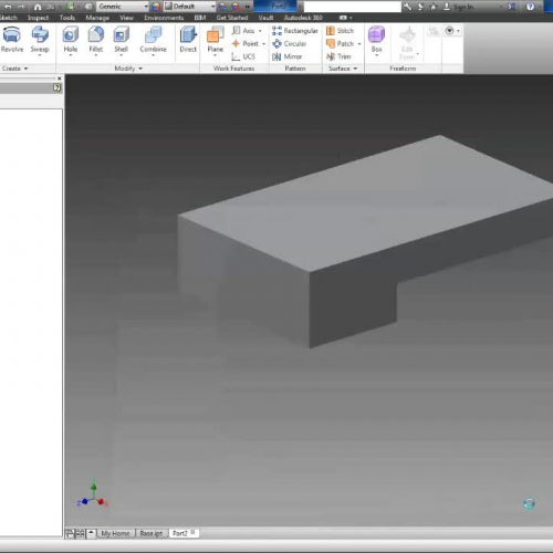 Video 5 - Autodesk Inventor - Sawn Off Section