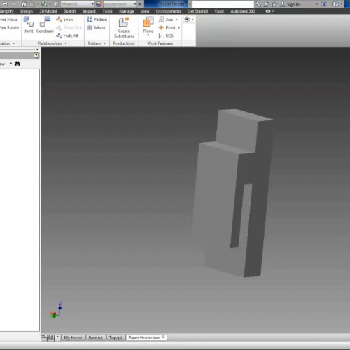 Video 6 - Autodesk Inventor - Assembly