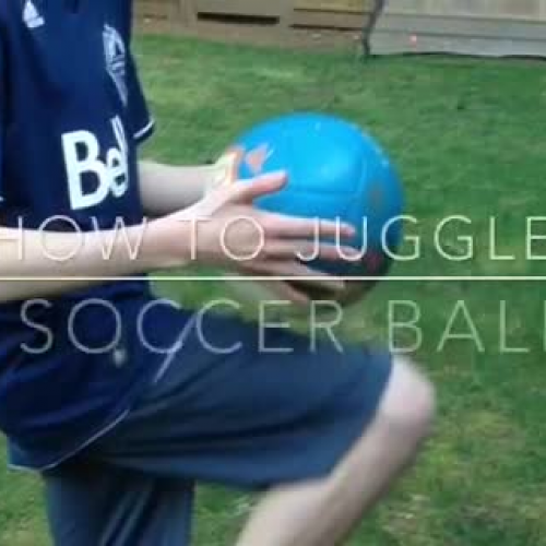 How to Juggle a Soccer Ball