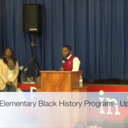 Westwood Elementary Black History Program Upper School