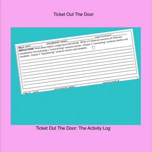 Ticket Out the Door