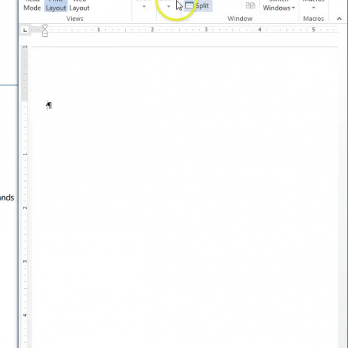 customizing options and views for documents