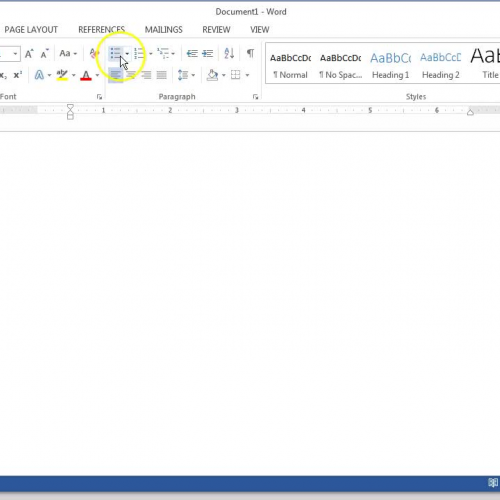 Word 2013 Creating Custom Bullets