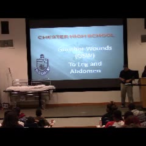 Chester High School Skit at Lankenau Health Academy Finale