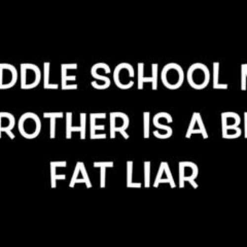 My Brother is a Big Fat Liar Advertisement