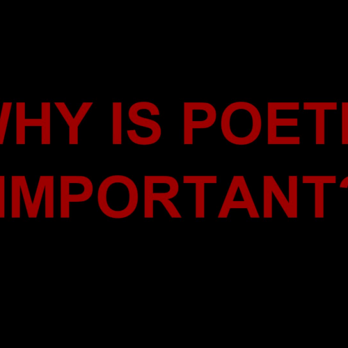 Why is Poetry Important?