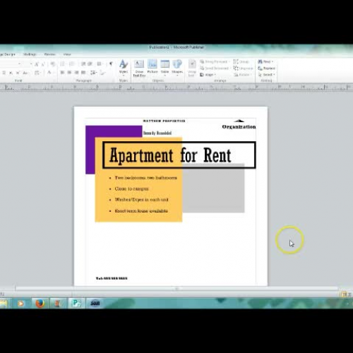 Publisher 2010 "Delete Objects"