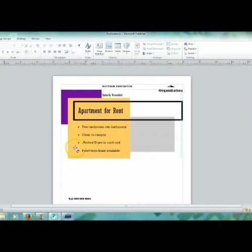 Publisher 2010 "AutoFit Text"