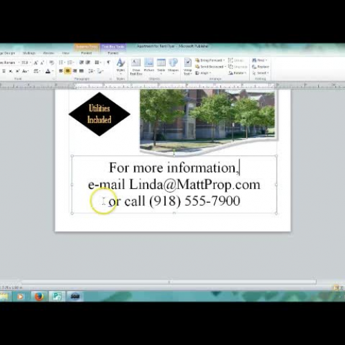 Publisher 2010 "Save as Web Publication"