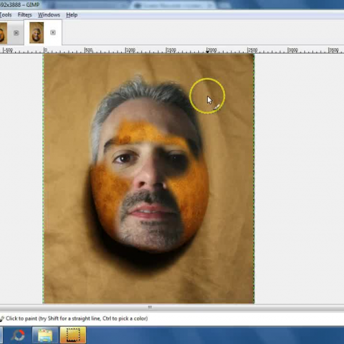 GIMP Layer Masking  Teacher Potato Head