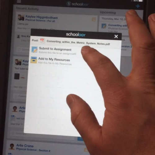 How to Submit Assignments from Foxit to Schoology