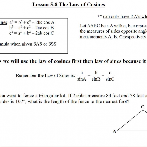 Law of Cosines