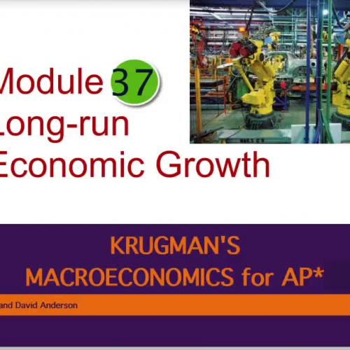 Long Run Economic Growth