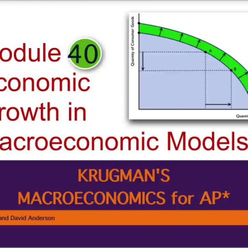 Economic Growth in Macroeconomic Models