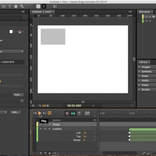 EDGE Animate - Animacion por pines - F