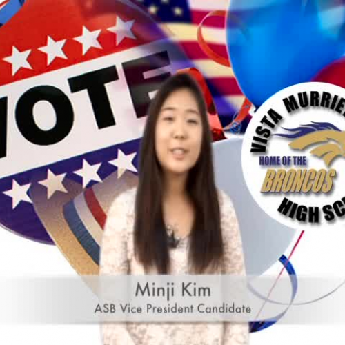 ASB VICE PRESIDENT CANDIDATE -  Minji Kim