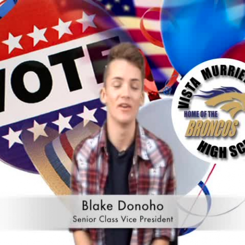 CLASS OF 2016 VICE PRESIDENT CANDIDATE - Blake Donoho