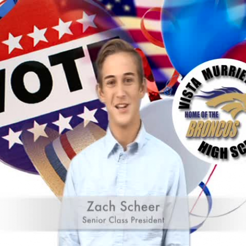 CLASS OF 2016 SECRETARY/TREASURER CANDIDATE - Zach Sheer