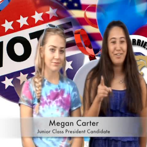 CLASS OF 2017 PRESIDENT CANDIDATE - Megan Carter