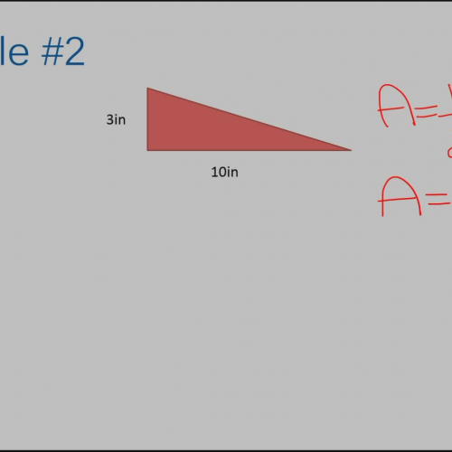 Area Of A Triangle