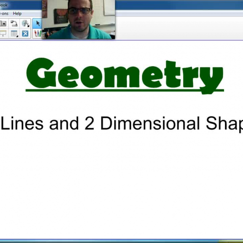 Geometry: Lines and 2D Shapes