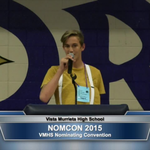 Zach Sheer NomCon Speech