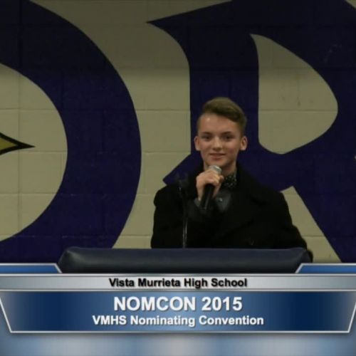 Blake Donoho NomCon Speech 