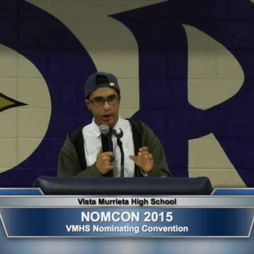 Fares Abdullah NomCon Speech