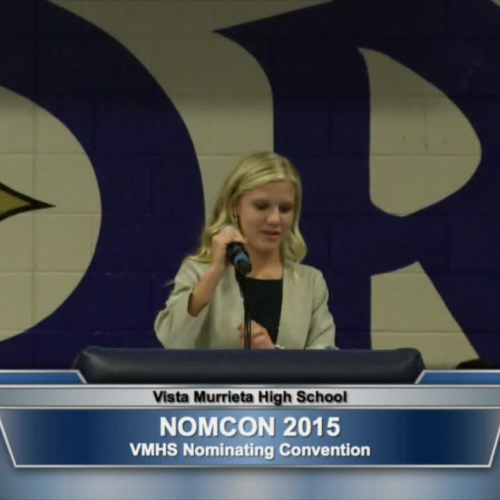 Michaela Reynolds NomCon Speech