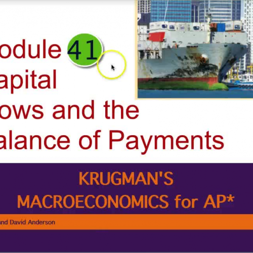 Capital Flow & Balance of Payments