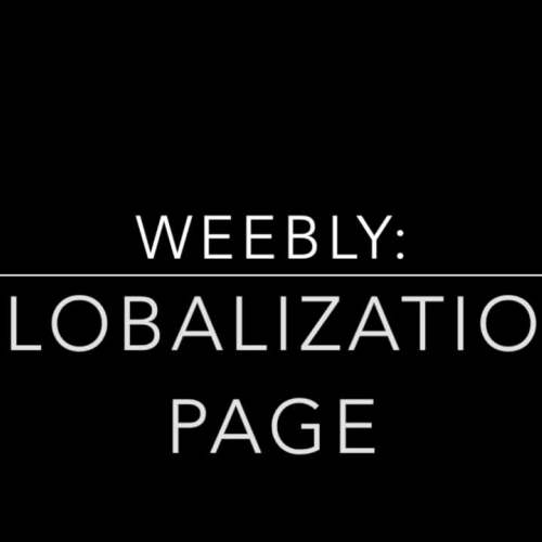World History Portfolio: Globalization