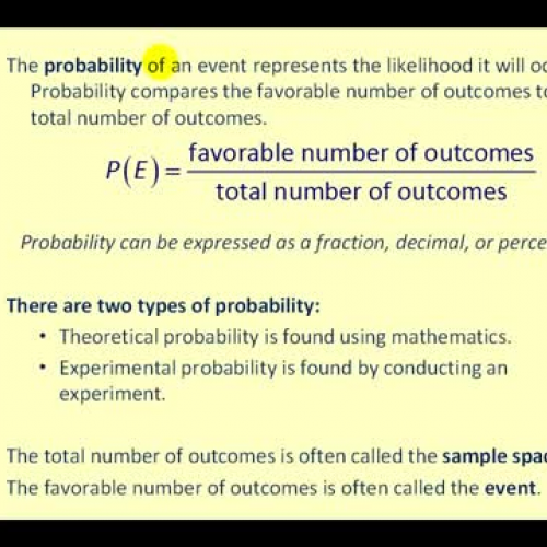 James Sousa: Introduction to Probability 