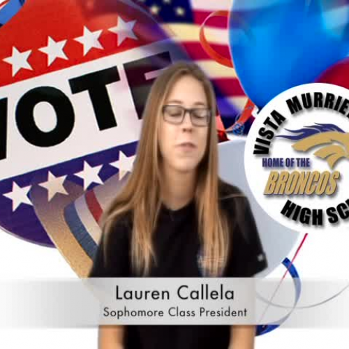 Lauren Callela Candidate Speeches 
