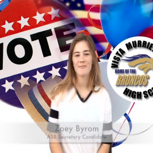 Zoey Byrom Election Speeches