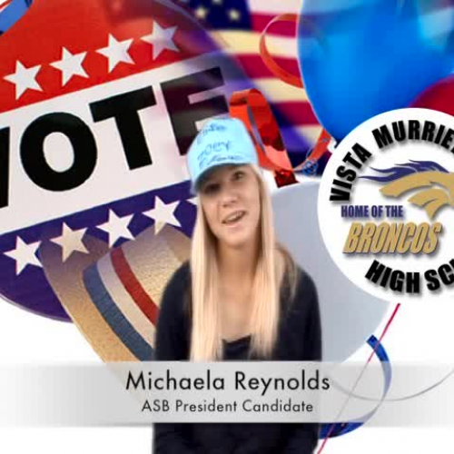 Michaela Reynolds Election Speeches