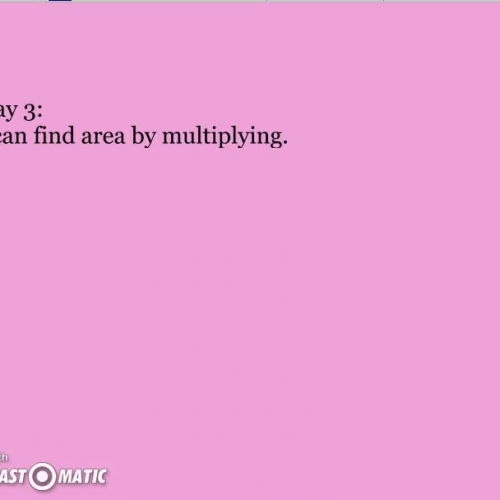 Area by Multiplying