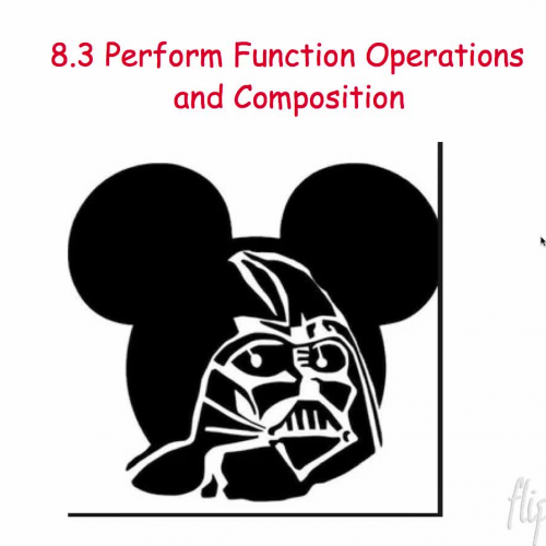 A2 8.3 Perform Function Operations and Composition