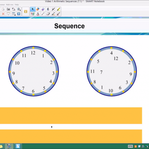 Video 1 Arithmetic Sequences (7.1)