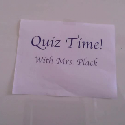 Quiz Time