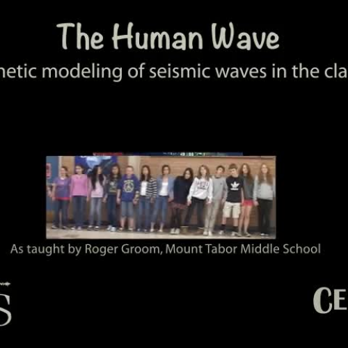 Human Wave—Modeling seismic waves in the classroom